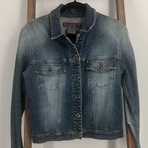 Silver Women’s Vintage Trucker Jean Jacket - Sz M